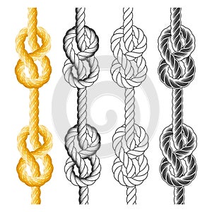 Rope knots and loops