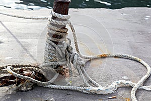 Rope, a length of strong cord made by twisting together strands of natural fibers such as hemp
