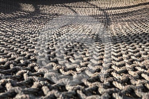 Rope Net with knots Isolated