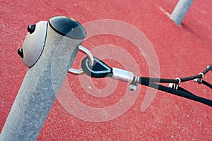 Rope at the palyground.