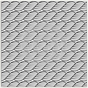Rope pattern vector illustration on background