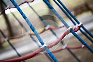 Rope in Playground Equipment in Park