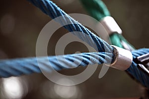 Rope in Playground Equipment in Park