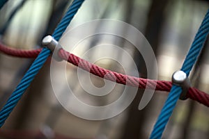 Rope in Playground Equipment in Park