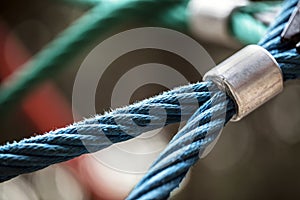 Rope in Playground Equipment in Park