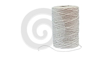 Rope roll isolated on white background.