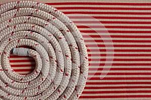 Rope round spiral