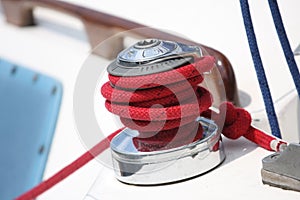 Rope on a sailboat