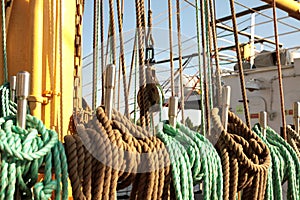 Rope on the ship