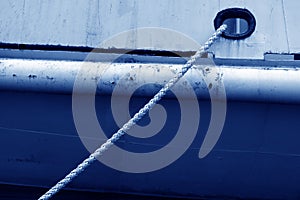 Rope on ship