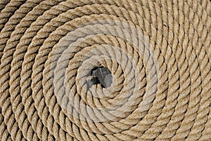 Rope on the USS Constitution