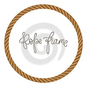 Rope vector frame