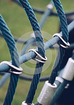 Rope web texture pattern