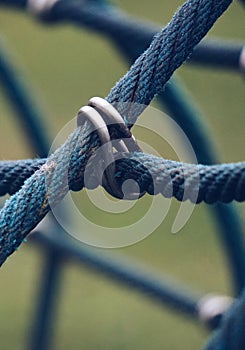 Rope web texture pattern