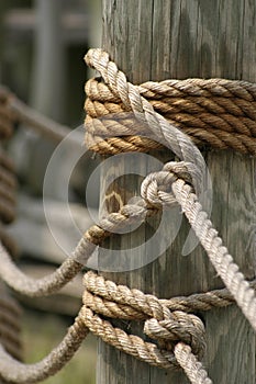 Rope and Wood