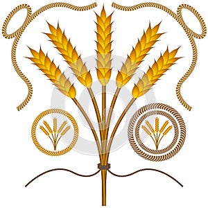 Roped Wheat Set