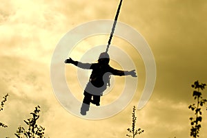 Ropejumper silhouette