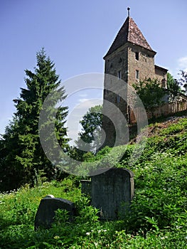 The Ropemakers Â´ Tower in the Old town of Sighisoara. Romania.