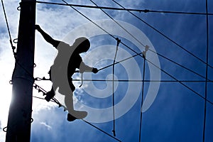 Ropes Course Climber photo