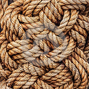 Ropes jute tackle background natural