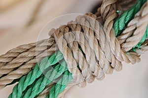 ropes made with different materials photo