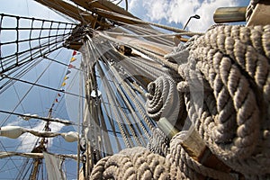 Ropes and rigging photo