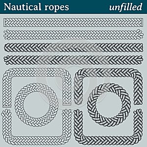 Ropes, vector brushes unfilled