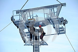 Ropeway mounting