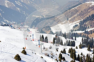 Ropeways on Chimbulak