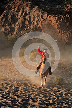 Roping Cowboy