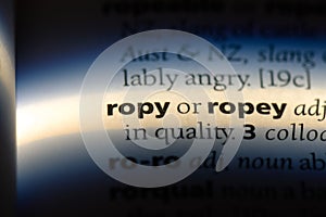 ropy