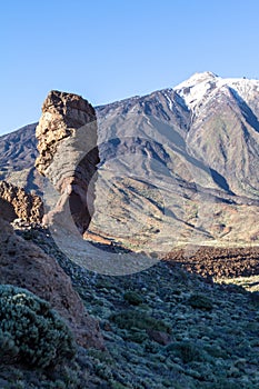Roque Cinchado in Parque Nacional del Teide, Tenerife
