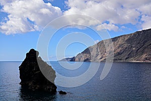 Roque de Bonanza beach in El Hierro