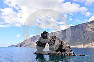 Roque de Bonanza beach in El Hierro