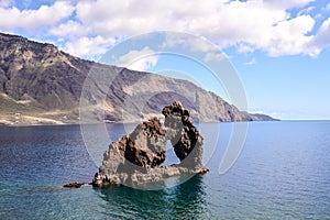 Roque de Bonanza beach in El Hierro