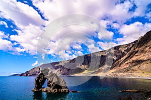 Roque de Bonanza beach in El Hierro