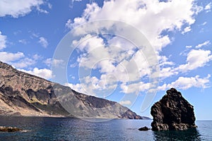 Roque de Bonanza beach in El Hierro, Canary islands, Spain