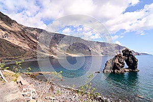 Roque de Bonanza beach in El Hierro photo