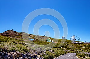 Roque de los Muchachos Observatory, Island La Palma, Canary Islands, Spain, Europe