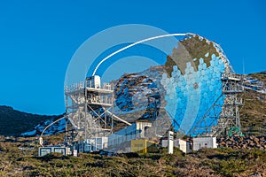 Roque de los Muchachos Observatory at La Palma, Canary Islands, Spain