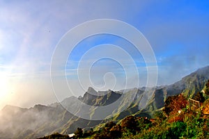 Roque de Taborno in the Anaga mountain range photo