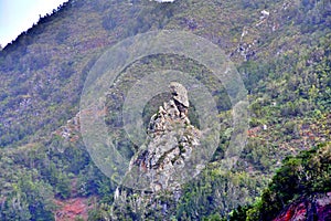 Roque de Taborno in the Anaga mountain range photo