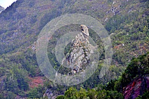 Roque de Taborno in the Anaga mountain range photo