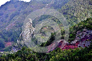 Roque de Taborno in the Anaga mountain range photo