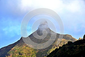 Roque de Taborno in the Anaga mountain range photo