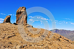 Roque Nublo monolith in Gran Canaria, Spain photo