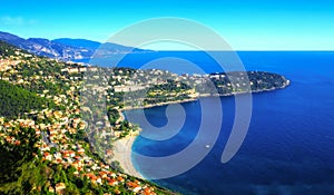 Roquebrune Cap Martin and its lovely Golfe Bleu beach