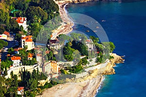 Roquebrune Cap Martin mansions and beaches photo