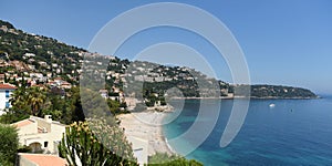 Roquebrune-Cap-Martin, Provence-Alpes-Cote d`Azur, France. Cote d`Azur of French Riviera