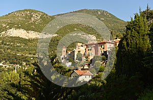 Roquebrune-Cap-Martin, Provence-Alpes-Cote d`Azur, France. Cote d`Azur of French Riviera